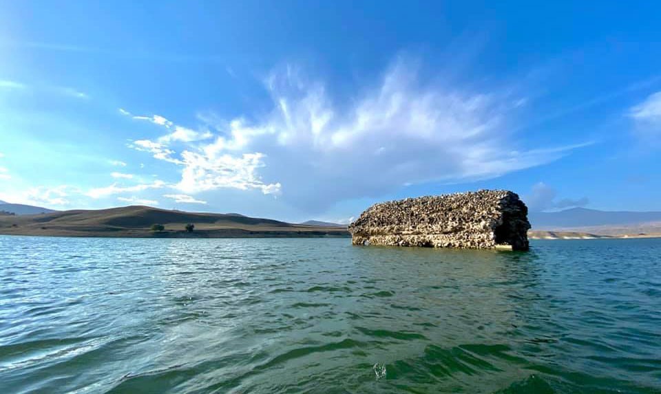 The submerged church of St. Karapet