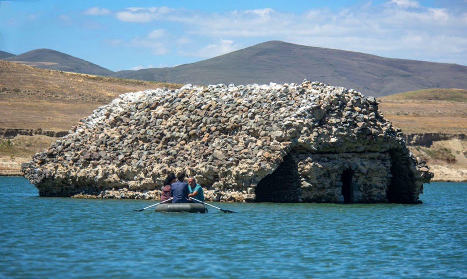 The submerged church of St. Karapet