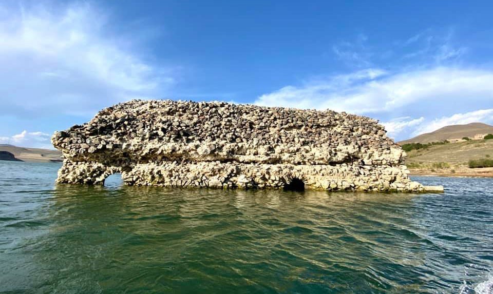 The submerged church of St. Karapet