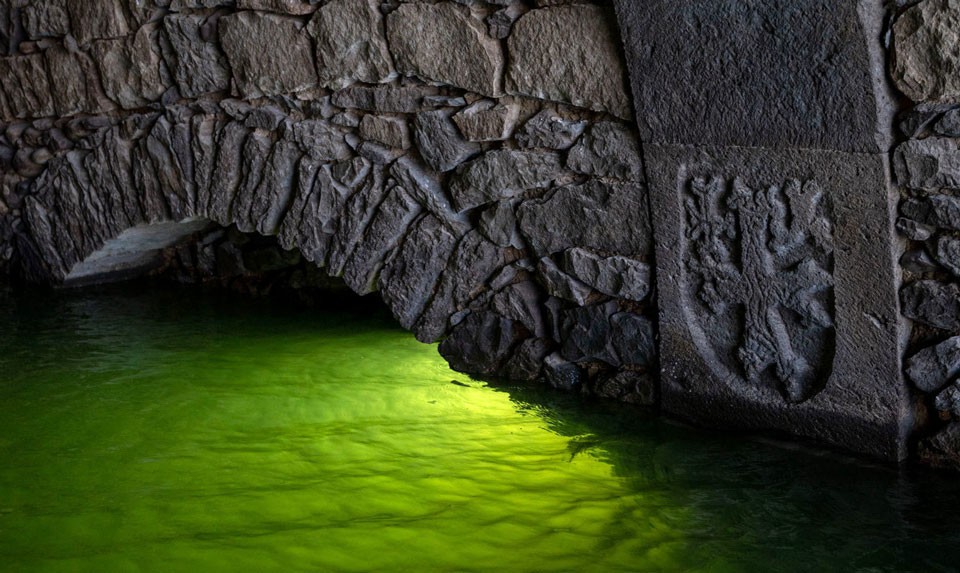 The submerged church of St. Karapet