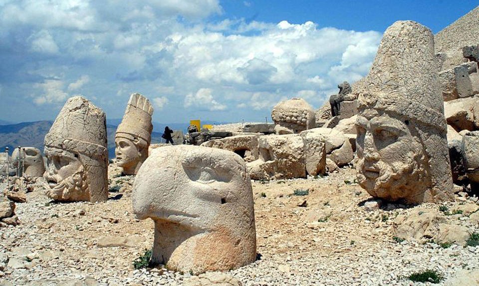 The sanctuary of Armenian Gods on Mount Nemrut