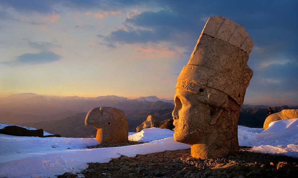The sanctuary of Armenian Gods on Mount Nemrut
