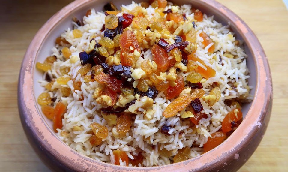 Armenian Sweet Rice Pilaf with Raisins