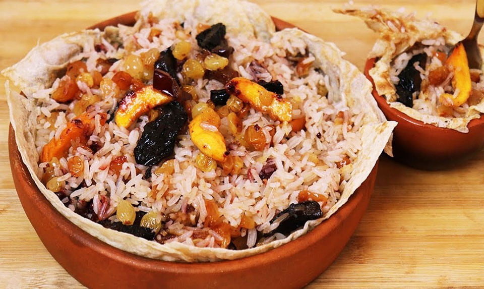 Armenian Sweet Rice Pilaf with Raisins