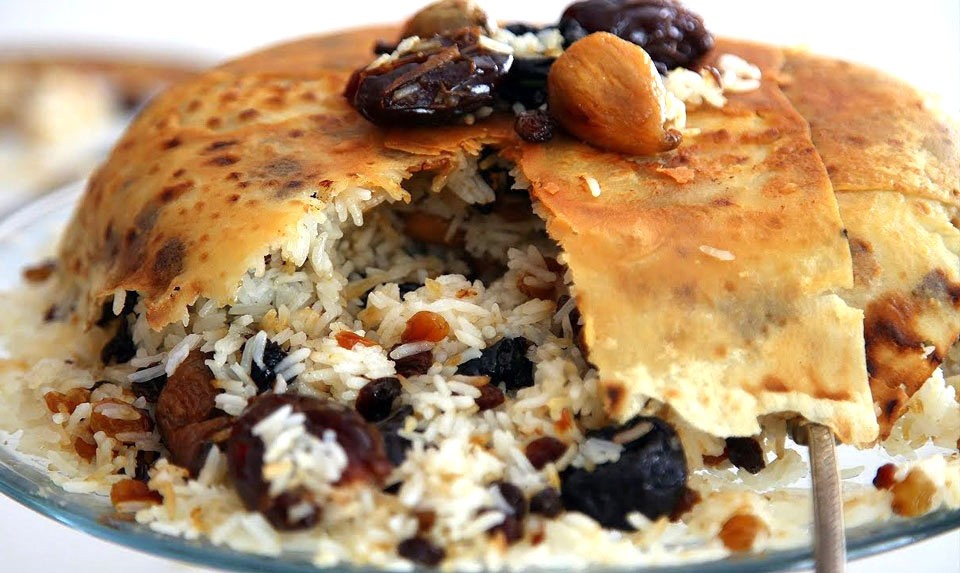 Armenian Sweet Rice Pilaf with Raisins